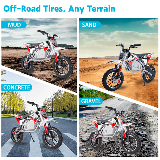 TPB - MOTO KBE 500W 36V Electric Beginner Kids Mini Dirt Bike