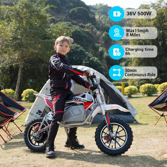 TPB - MOTO KBE 500W 36V Electric Beginner Kids Mini Dirt Bike